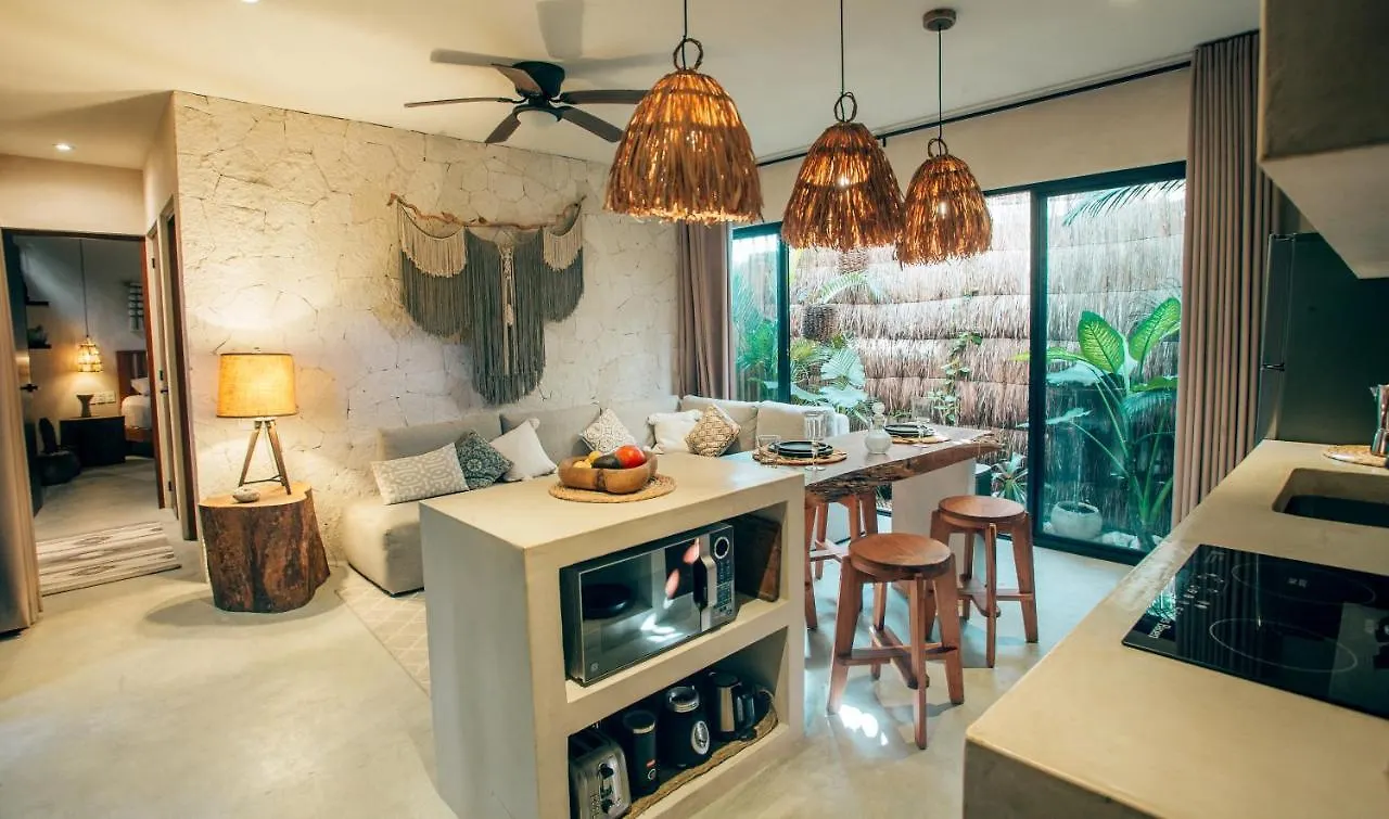 Vida Boho Apart 3 With Special Fee To Access Hotel Bardo Tulum