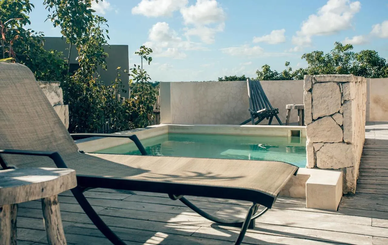 Vida Boho Apart 3 With Special Fee To Access Hotel Bardo Tulum Lägenhet