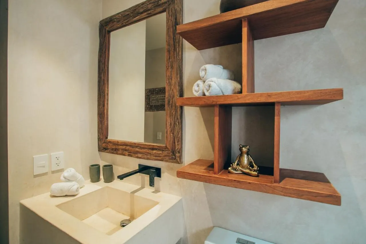 Vida Boho Apart 3 With Special Fee To Access Hotel Bardo Tulum Lägenhet
