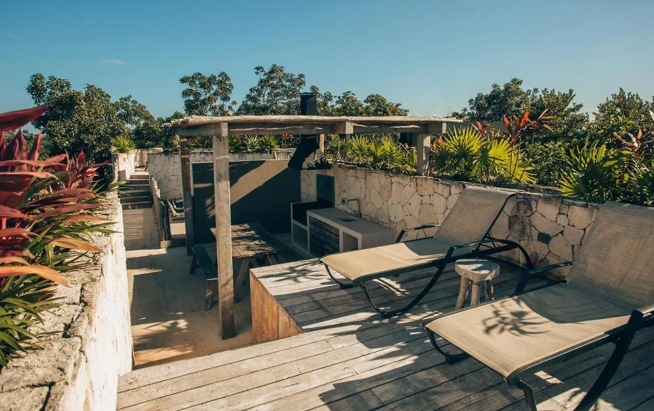 Vida Boho Apart 3 With Special Fee To Access Hotel Bardo Tulum Lägenhet